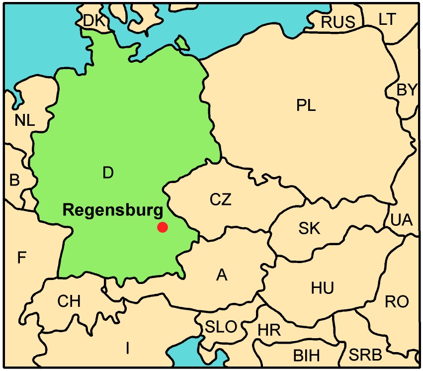 Map of Germany 2008